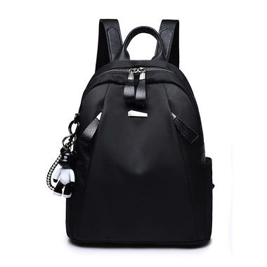 Oxford Cloth Schoolbag-Black