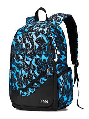 High school fashion backpack-Blue