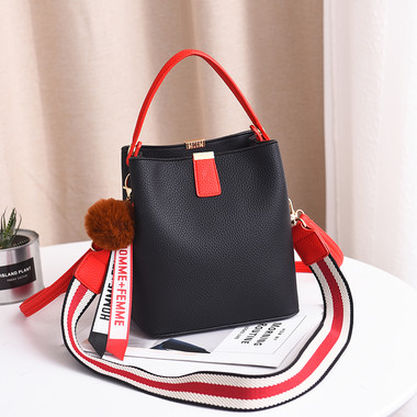 Versatile Korean Edition Single Shoulder Bag-Black