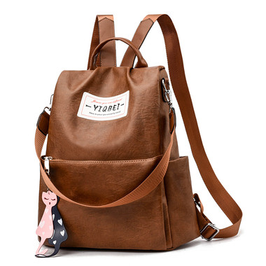 2019 Newfashioned Shoulder Bag-Brown Leather