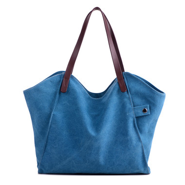 2019 Thickened Shopping Bag/Shoulder Bag-Blue