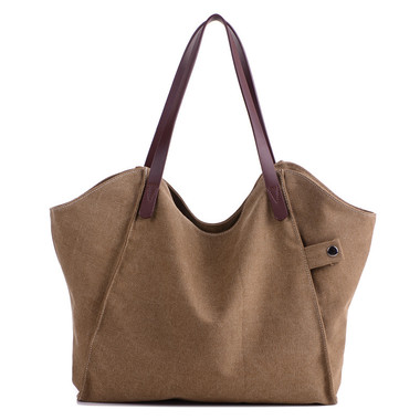 2019 Thickened Shopping Bag/Shoulder Bag-Brown