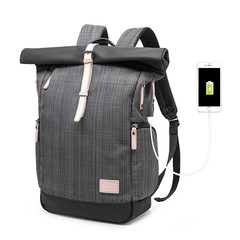 2019 Oxford Cloth Student Bag Dark Grey