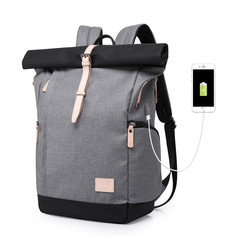 2019 Oxford Cloth Student Bag Light Grey