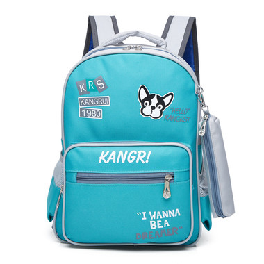 Oxford Cloth Kid Bag-Blue