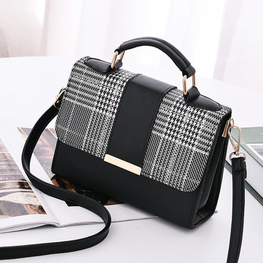 2019 PU Shoulder Bag-Black