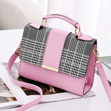 2019 PU Shoulder Bag-Pink