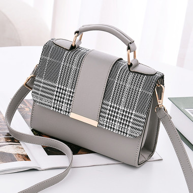 2019 PU Shoulder Bag-Grey