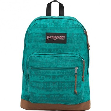 Jansport-Unisex-Adult Rechte Packung Ausdruck | blau (SPANISH TEAL ETHNIC STRIPE)