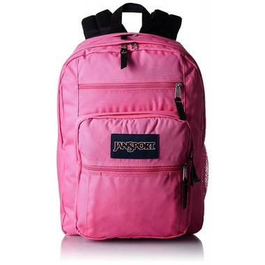 JanSport groß Student Rucksack | Fluorescent Pink