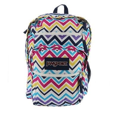 JANSPORT groß Student Rucksack | Multi Saucy Chevron