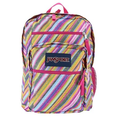 JANSPORT groß Student Rucksack | Multi Texture Stripe