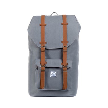 Herschel Grey Little America Tagesrucksack-KOSTENLOSER VERSAND