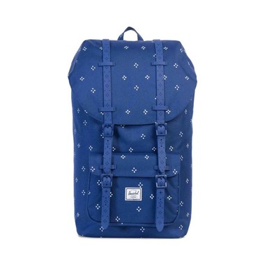Herschel Focus/Twilight Blue Rubber Little America Tagesrucksack-KOSTENLOSER VERSAND