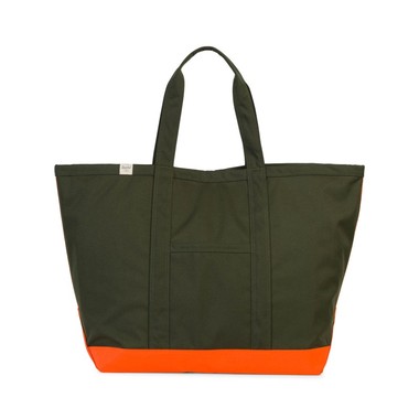 Bamfield Tote Forest Night/Vermillion Orange