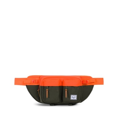 Eighteen Hüfttasche Forest Night/Vermillion Orange