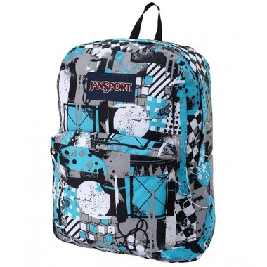 JANSPORT Richtig SuperBreak Rucksack | Mammoth Blue Street Scene