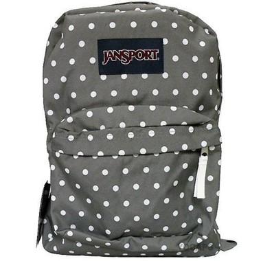 JANSPORT RICHTIG SUPERBREAK RUCKSACK | SHADY GREY/WHITE DOT