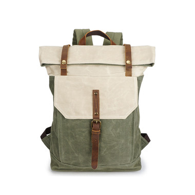 Waxed Canvas Waterproof Backpack