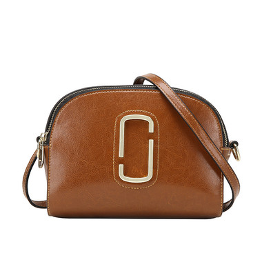 Cowhide Square Crossbody Bag