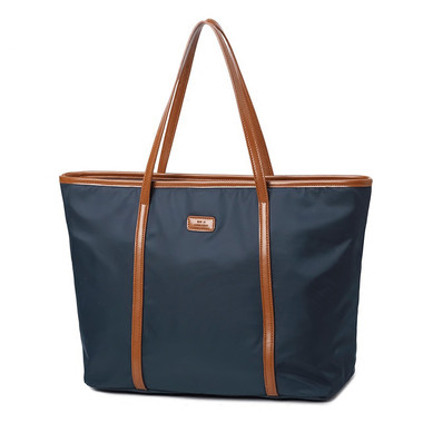 The Ployester Oxford Fabric Tote Blue