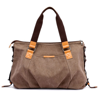 Vintage Tote Traveling Bags Brown