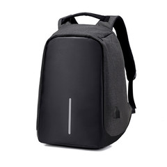 Laptop Backpack USB Charging-Black
